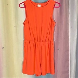 BRAND- A NEW DAY COLOR - LIGHT CORAL.  ADORABLE SLEEVELESS, ROMPER